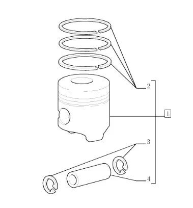 1931200 - Комплект поршневых колец